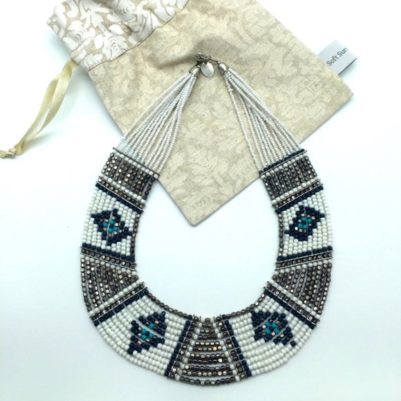 Soft Surroundings  NEW Sardinia White Multi Necklace NWT - Picture 1 of 8